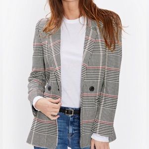 Anine Bing Madeleine Houndstooth Blazer
